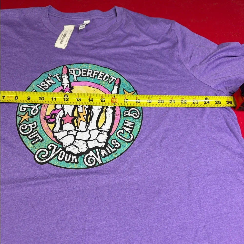 Purple Graphic T-Shirt - Picture 4 of 6